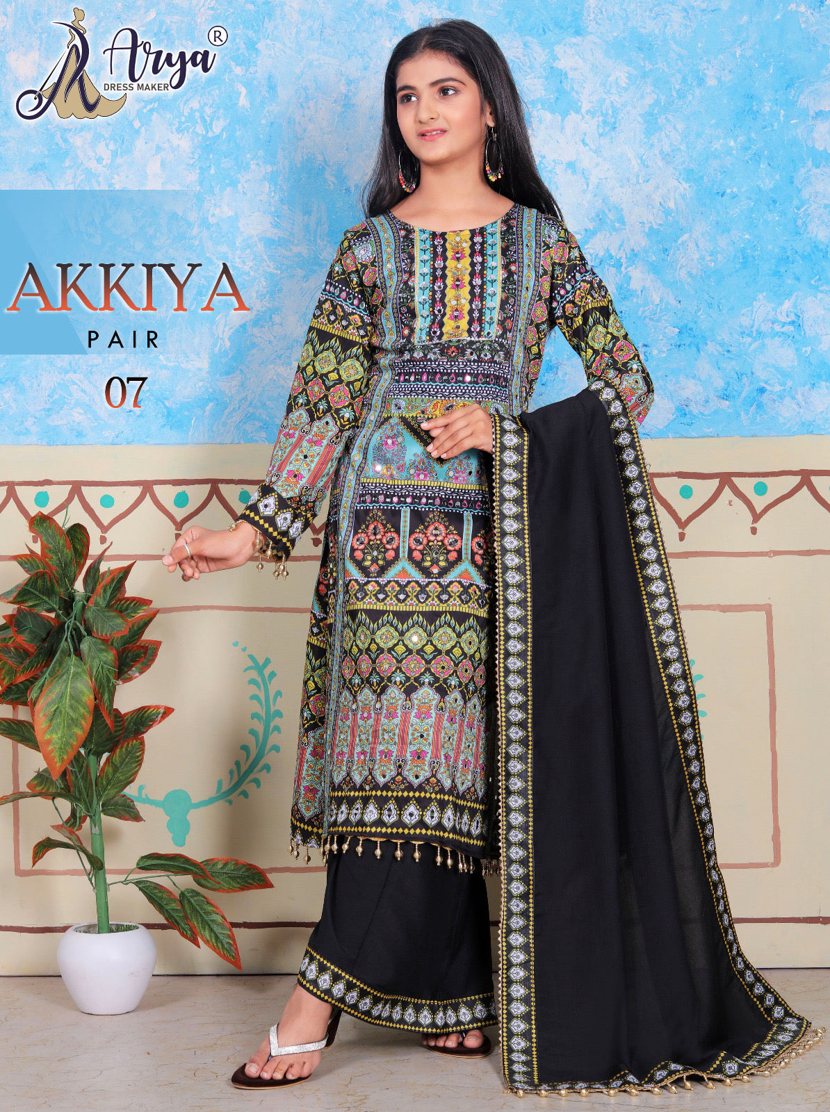 AKKIYA HEAVY FANCY PAIR WITH DUPATTA SET