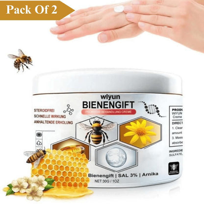 Bee Venom Psoriasis Treatment Cream 60gm (Pack Of 2)