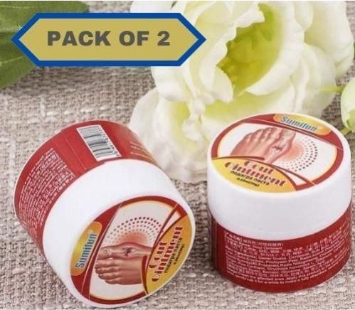 Portable Gout Ointment Herbal Toe Knee Joint Pain Relief Massage Cream (Pack of 2)