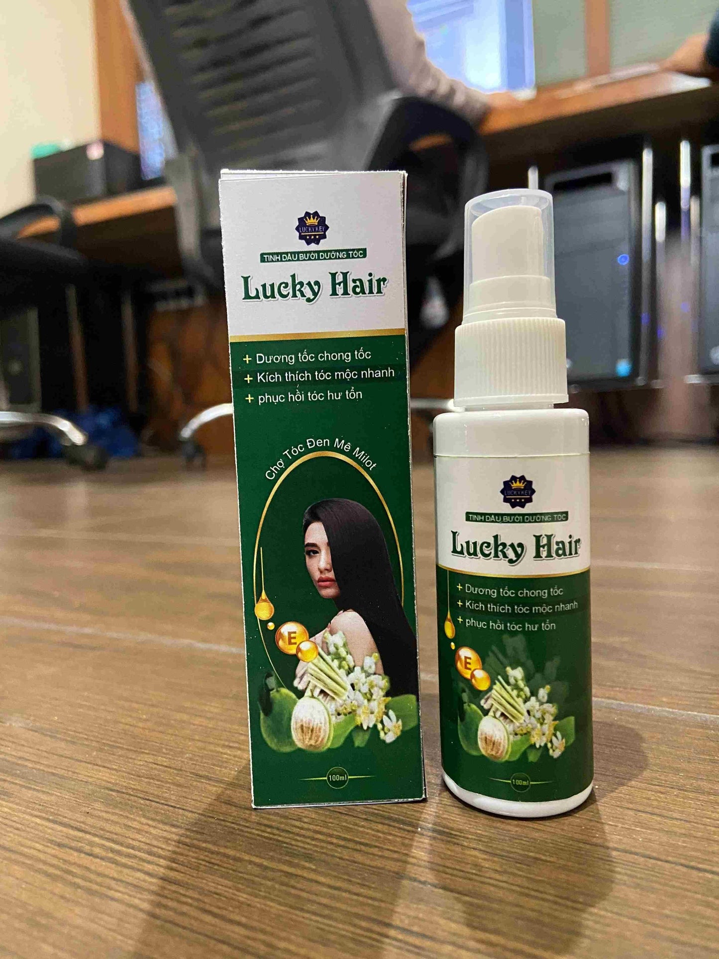 Lucky Hair Nourish, Strengthen, & Revitalize Your Hair with Our Blend of Essential Oil