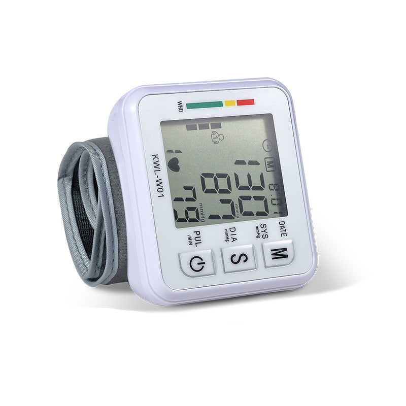 Medical Digital Wrist Blood Pressure Monitor Automatic Tonometr BP Measurement Presion Arterial Tensiometro Sphygmomanometer