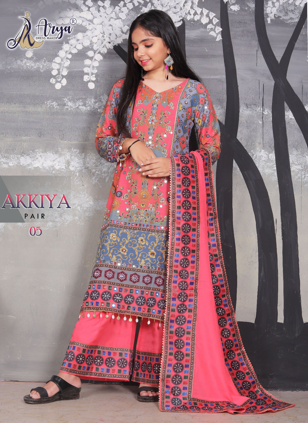 AKKIYA HEAVY FANCY PAIR WITH DUPATTA SET