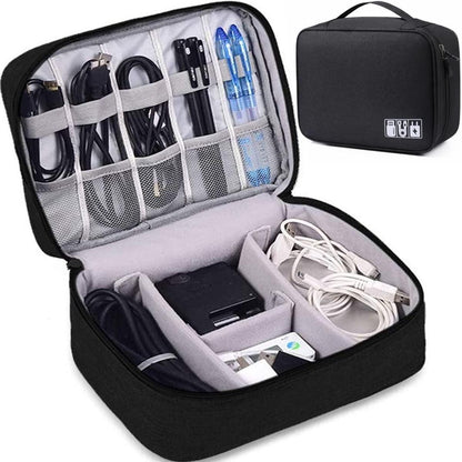 Universal Carry Travel Gadget Bag for Cables, Plug and More