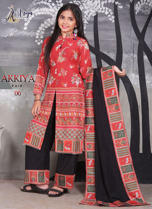 AKKIYA HEAVY FANCY PAIR WITH DUPATTA SET