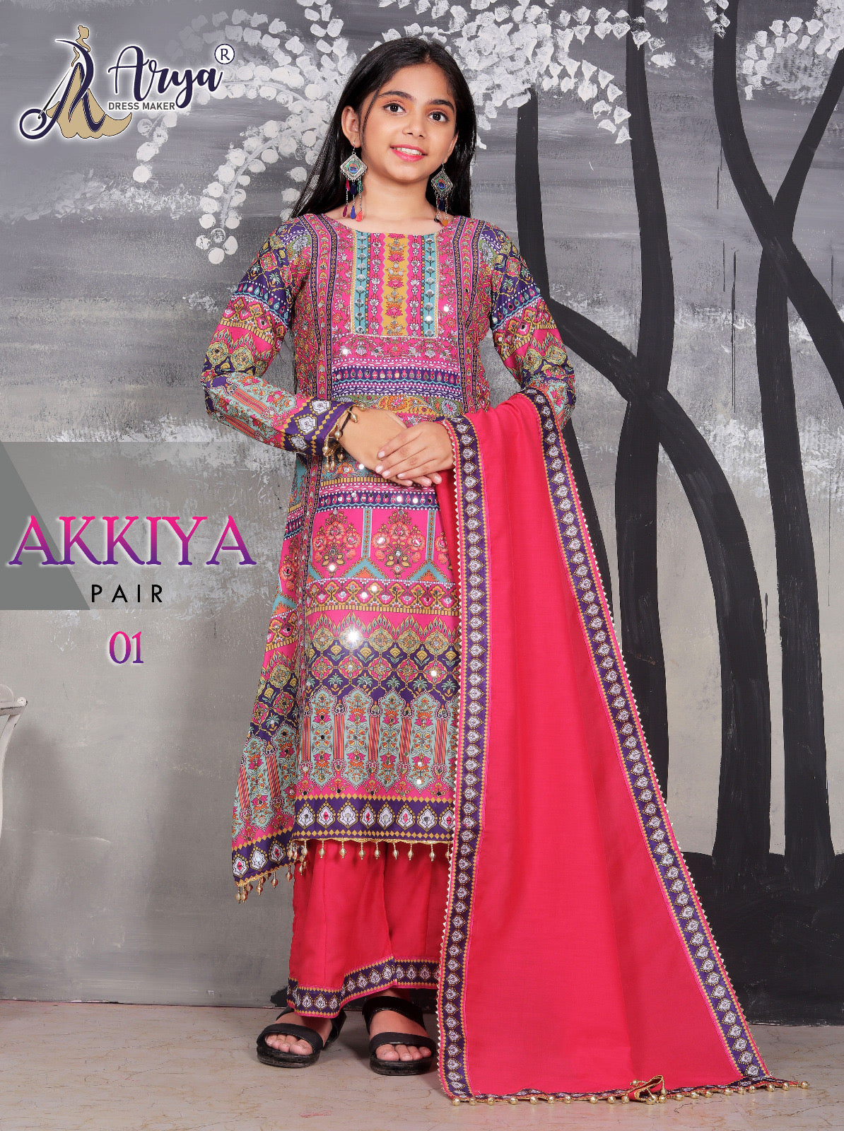 AKKIYA HEAVY FANCY PAIR WITH DUPATTA SET