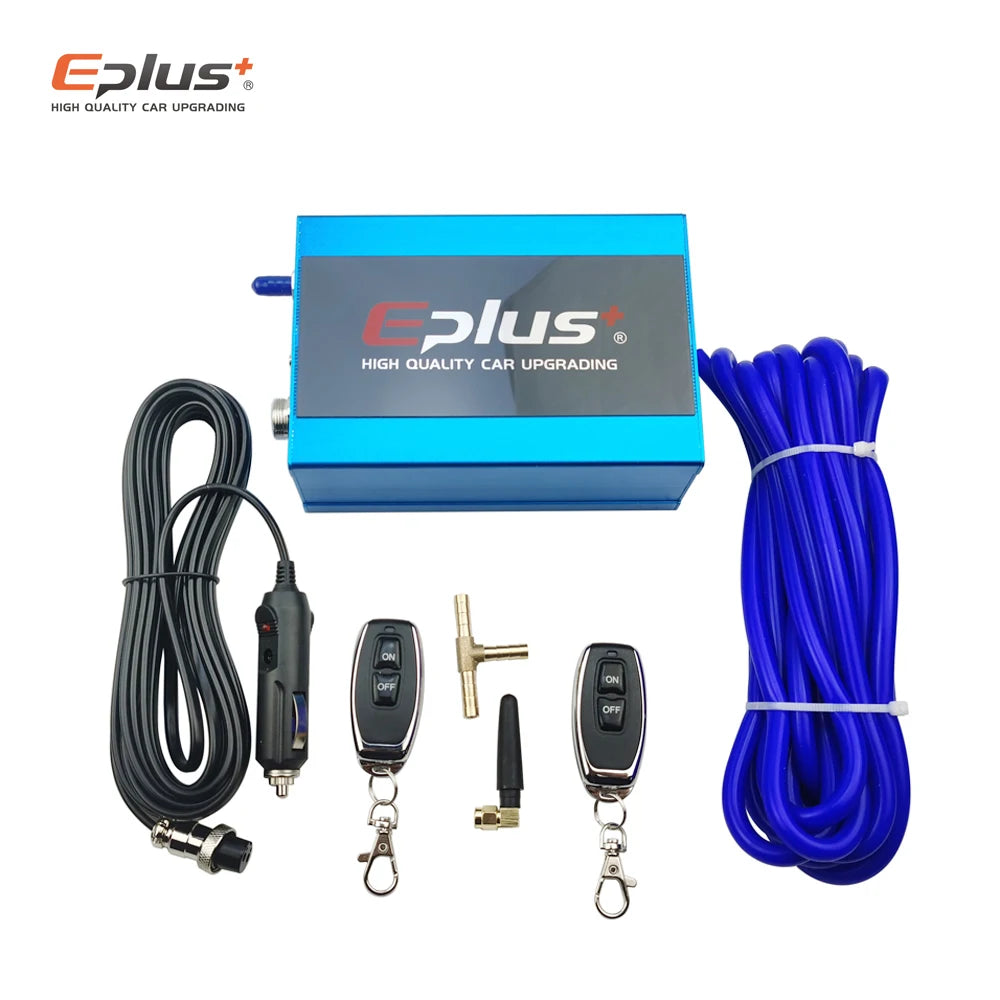 EPLUS Car Exhaust Pipe System Control Valve Sets Vacuum Controller Device Remote Controller Switch Universal 51 63 76MM