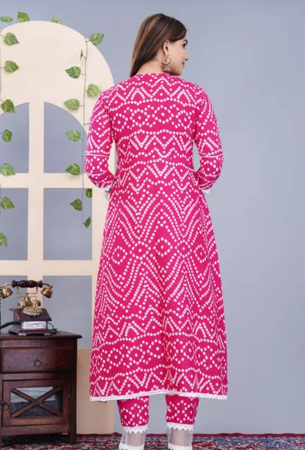 FANCY ELEGANT RAYON PRINTED KURTI PANT WITH DUPATTA SET