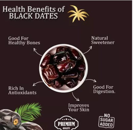 NutroVally - Premium Black Dates for Strong Bones | 100% Fresh & Natural