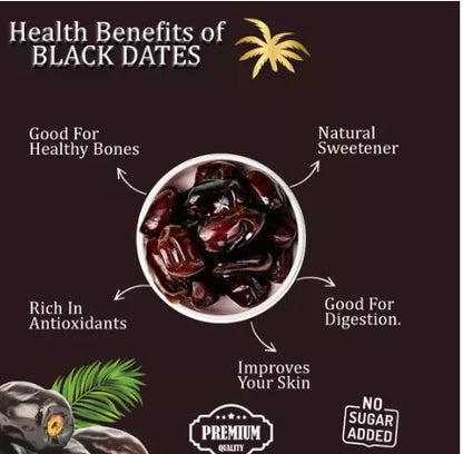 NutroVally - Premium Black Dates for Strong Bones | 100% Fresh & Natural