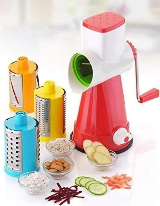 4 in 1 Rotary Drum Vegetable Grater & Slicer