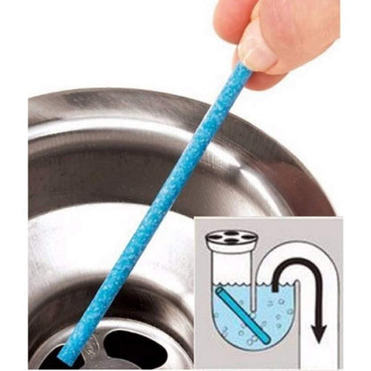 Drain Cleaner-Drain Cleaner Stick Remove Bad Smell of Drain, Toilet Pipes, Bathtub, Kitchen Sink